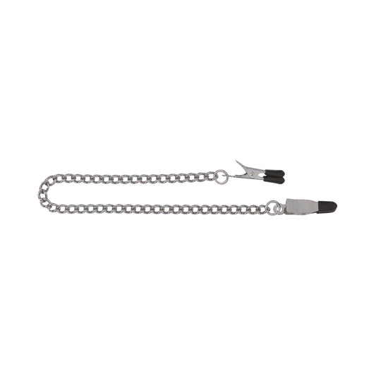 Rubber Tipped Nipple Clamps With Curbed Chain