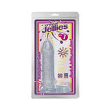 Crystal Jellies 7 Inch Ballsy Supercock - Clear
