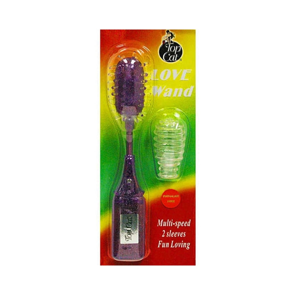 Wiggle Wand Textured Bullet Vibrator Purple