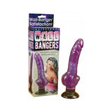 Waterproof Wall Bangers Purple Suction Cup Dildo