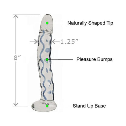 Glass Gem Dildo (emerald)