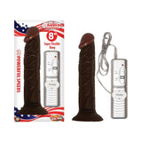 Afro Amer Whopper 7in. Vibrating Dong