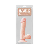 Basix Rubber Works 7.5in. Dong Suction Cup Beige
