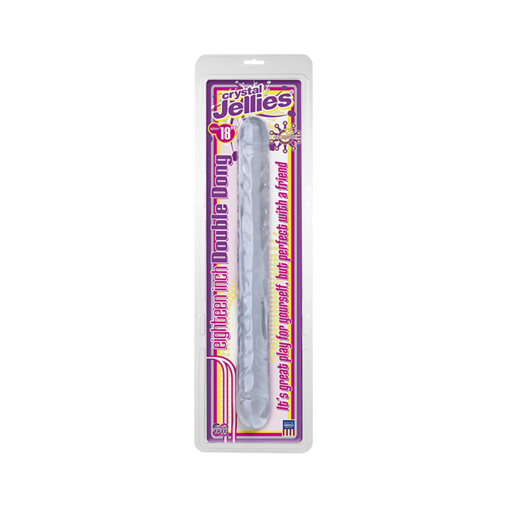 Crystal Jellies Double Dong Pink 18