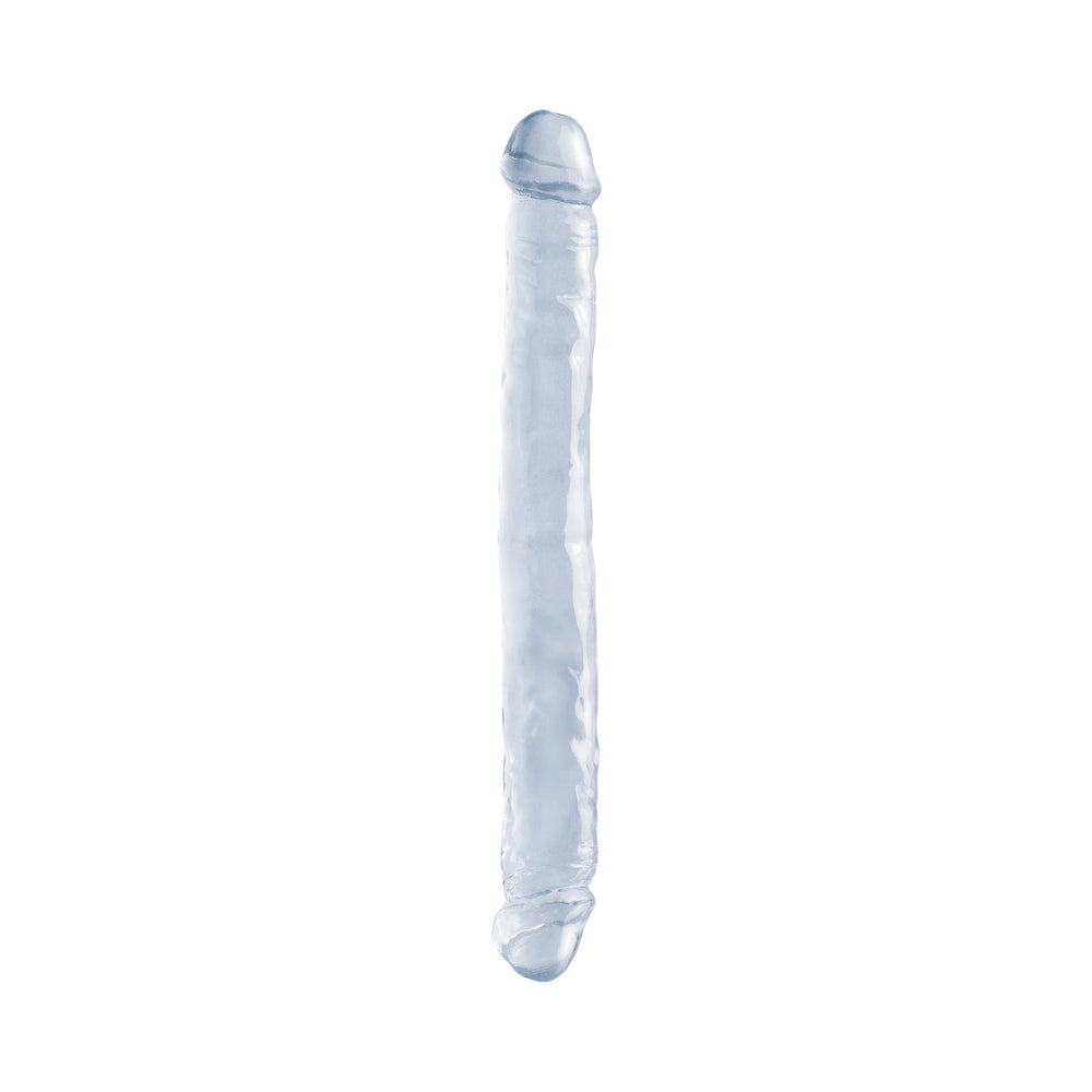 Basix Rubber Works 12 Inch Double Dong - Flesh