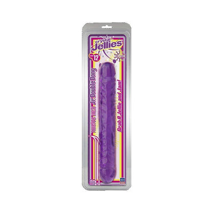 Crystal Jellies Jr Dbl Dong Purple 12