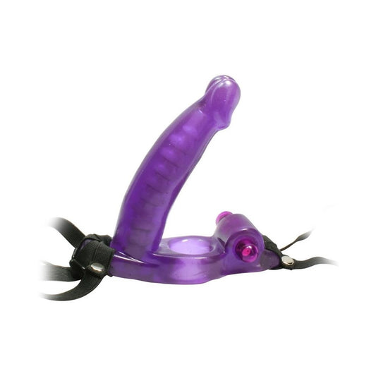 Double Penetrator Strap-On C-Ring (Red)