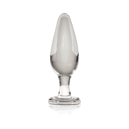 Icicles No 26 Glass Butt Plug Clear