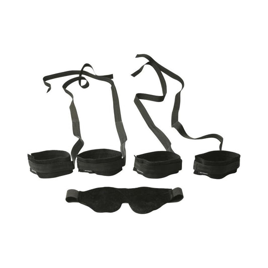S&m Our First Bondage Kit Black