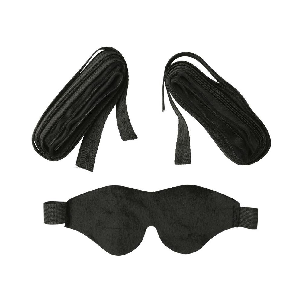 S&m Our First Bondage Kit Black
