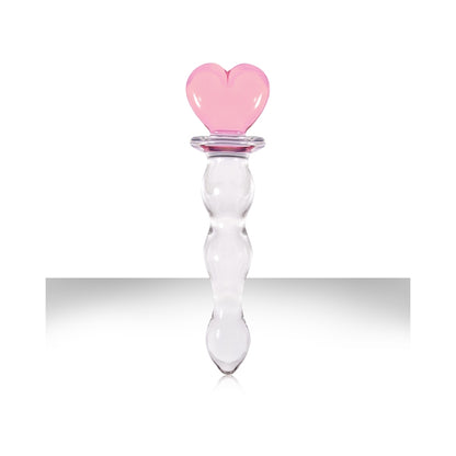 Crystal Heart of Glass - Pink
