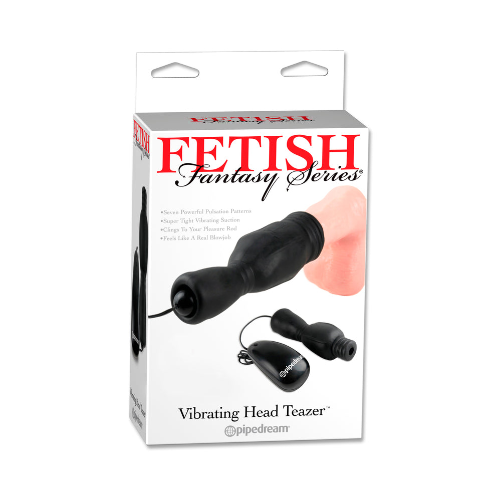 Fetish Fantasy Series Vibrating Head Teazer - Black