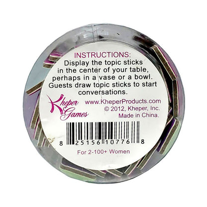 Ladies Night Topic Sticks