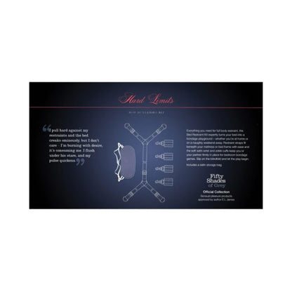 Fifty Shades of Grey Hard Limits Bed Restraint Kit