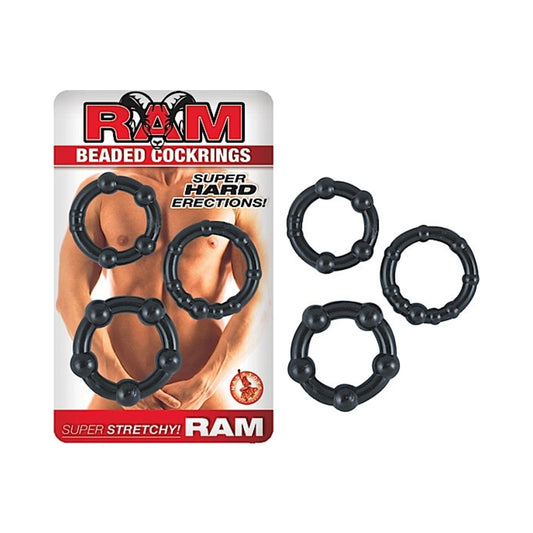 Beaded C Ring 3 Pack Set