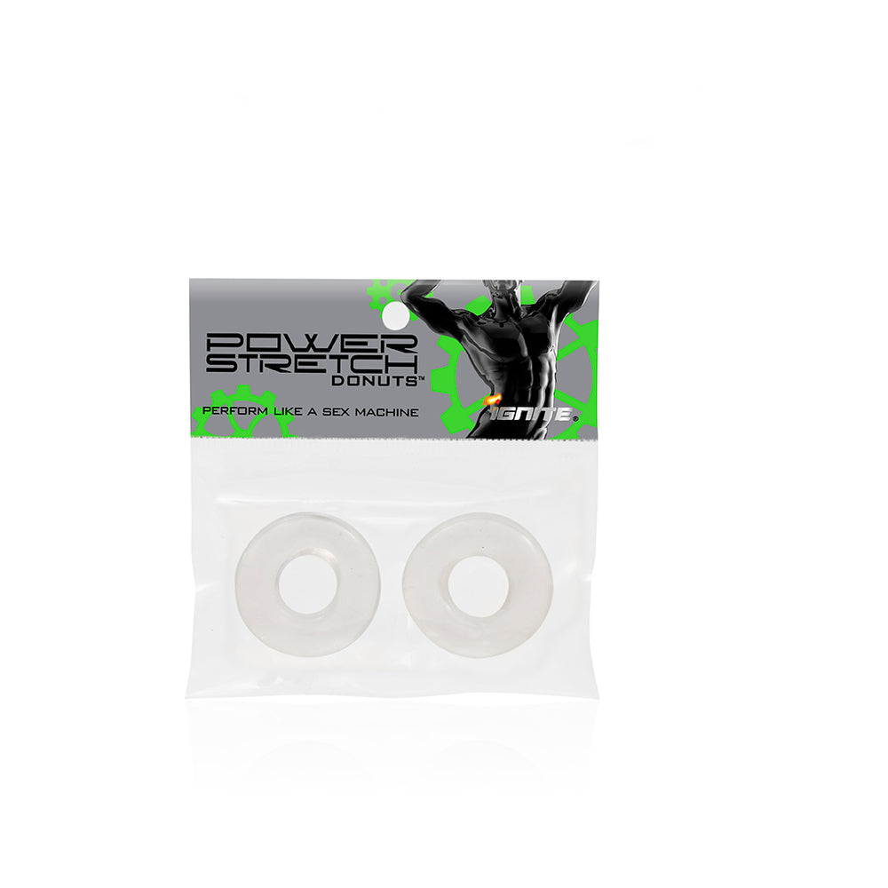 Thick Power Stretch Donuts 2 Pack Clear