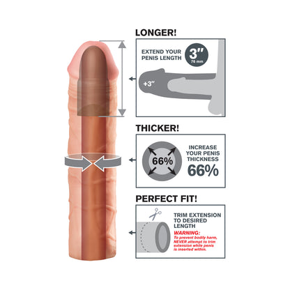 Mega 3 inches Penis Extension