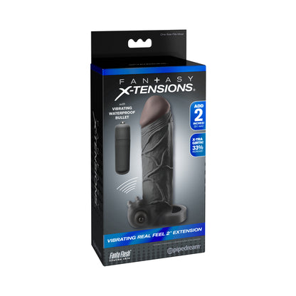Vibrating Real Feel 2 Inches Extension