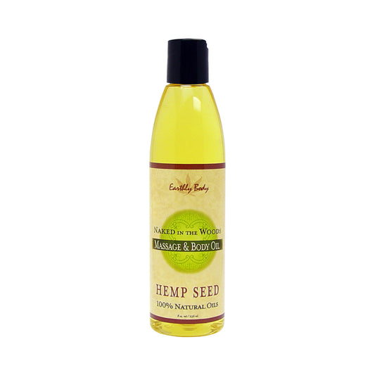 Earthly Body Massage & Body Oil - 8 oz Naked in the Woods