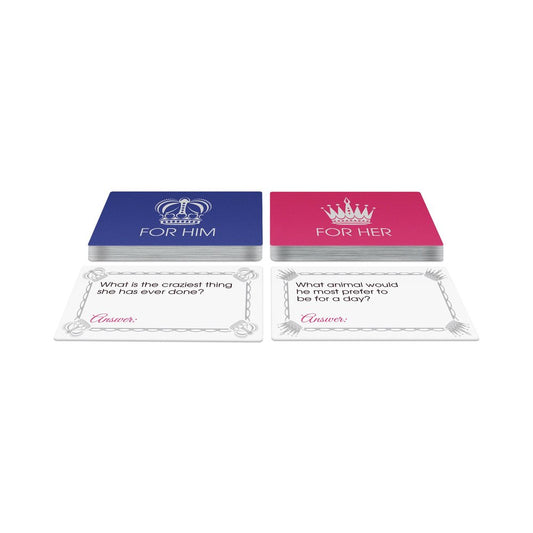 Mr. And Mrs. Trivia Card Game