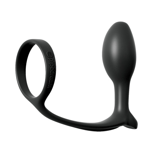 Anal Fantasy Ass-Gasm Cockring Beginners Plug - Black