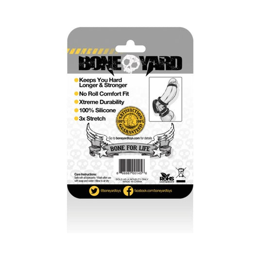 Boneyard Silicone Ring 45mm - Black