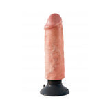 King Cock 6 inches Vibrating Dildo Beige