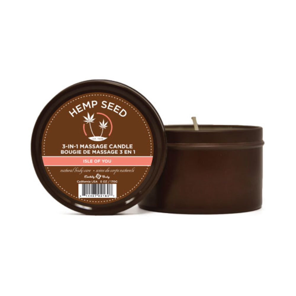Earthly Body Massage Candle Isle Of You 6oz
