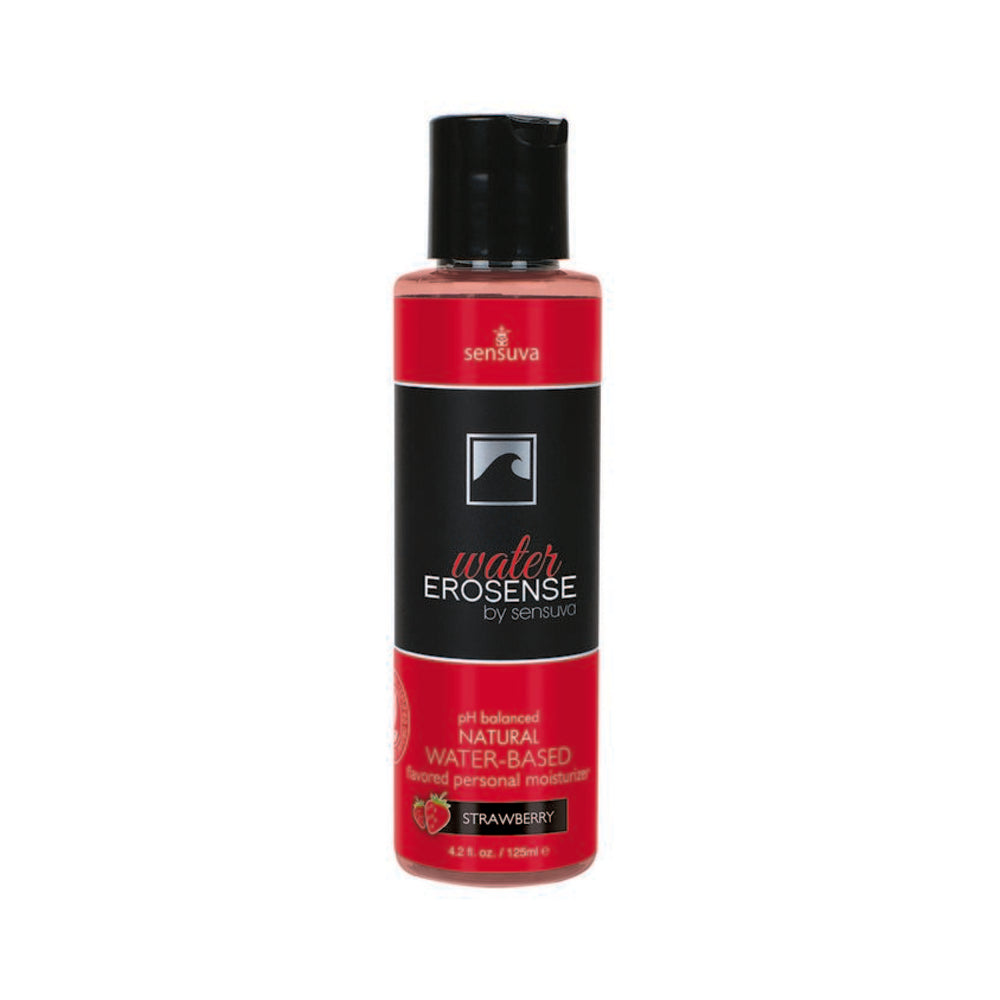 Erosense Water Strawberry Flavored Water-based Lubricant 4.2 Fl. Oz Bottle