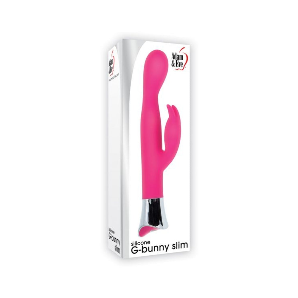 Adam & Eve Silicone G Bunny Slim Pink