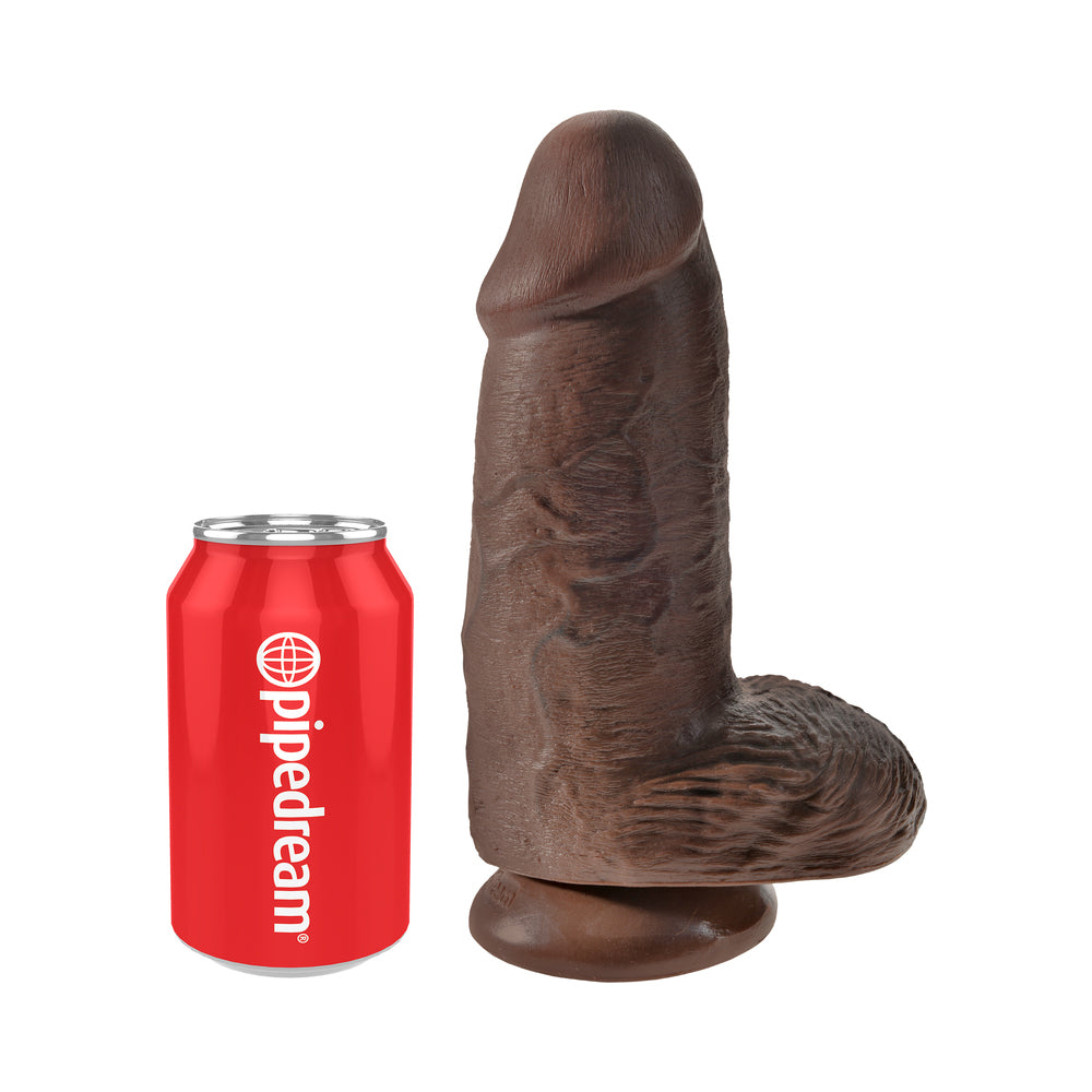 King Cock Chubby 9 inches Cock with Balls Dildo