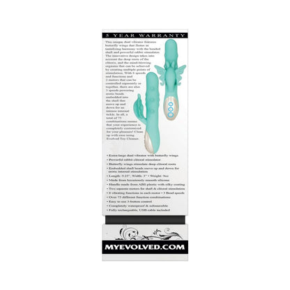 Evolved Grand Beaded Butterfly Green