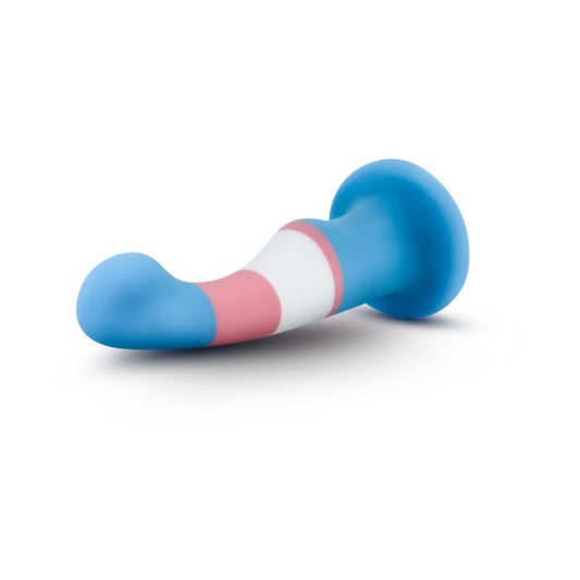Blush Avant P2 Transgender Pride Silicone Dong - True Blue