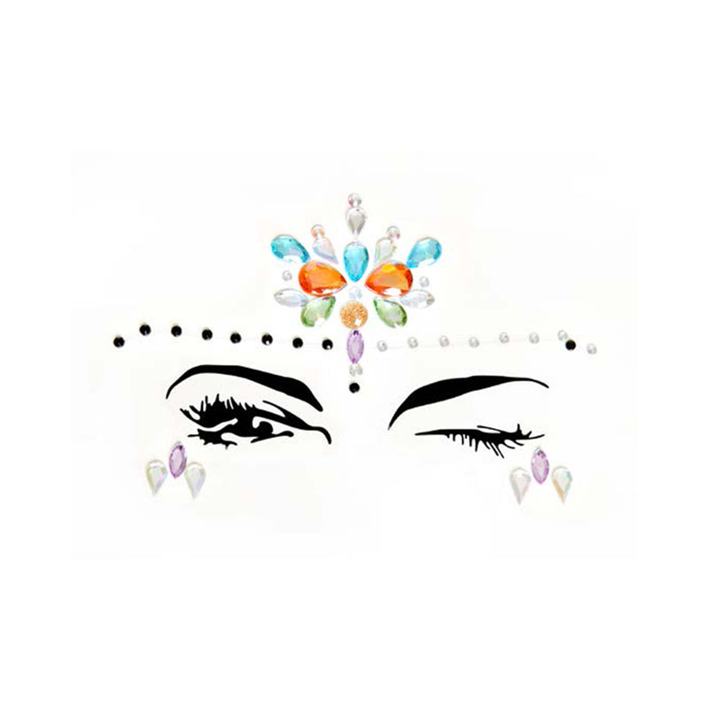 Calypso Adh Face Jewels Sticker (6pk)