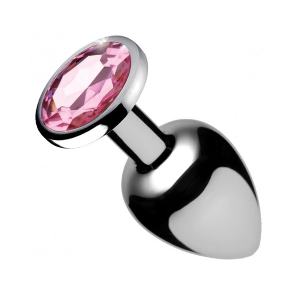 Booty Sparks Pink Gem Anal Plug Md