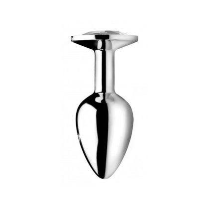 Clear Gem Anal Plug - Medium