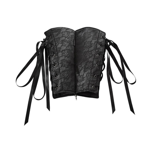 Sincerely Lace Corset Arm Cuffs O/S Black