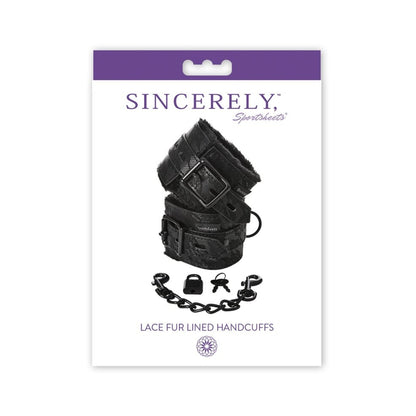 Sincerely, Ss Lace Fur Lined Handcuffs