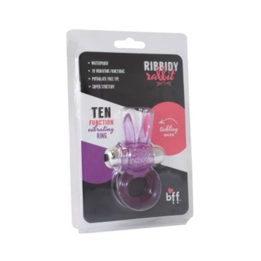 Ribbed Rabbit Vibrating Cockring
