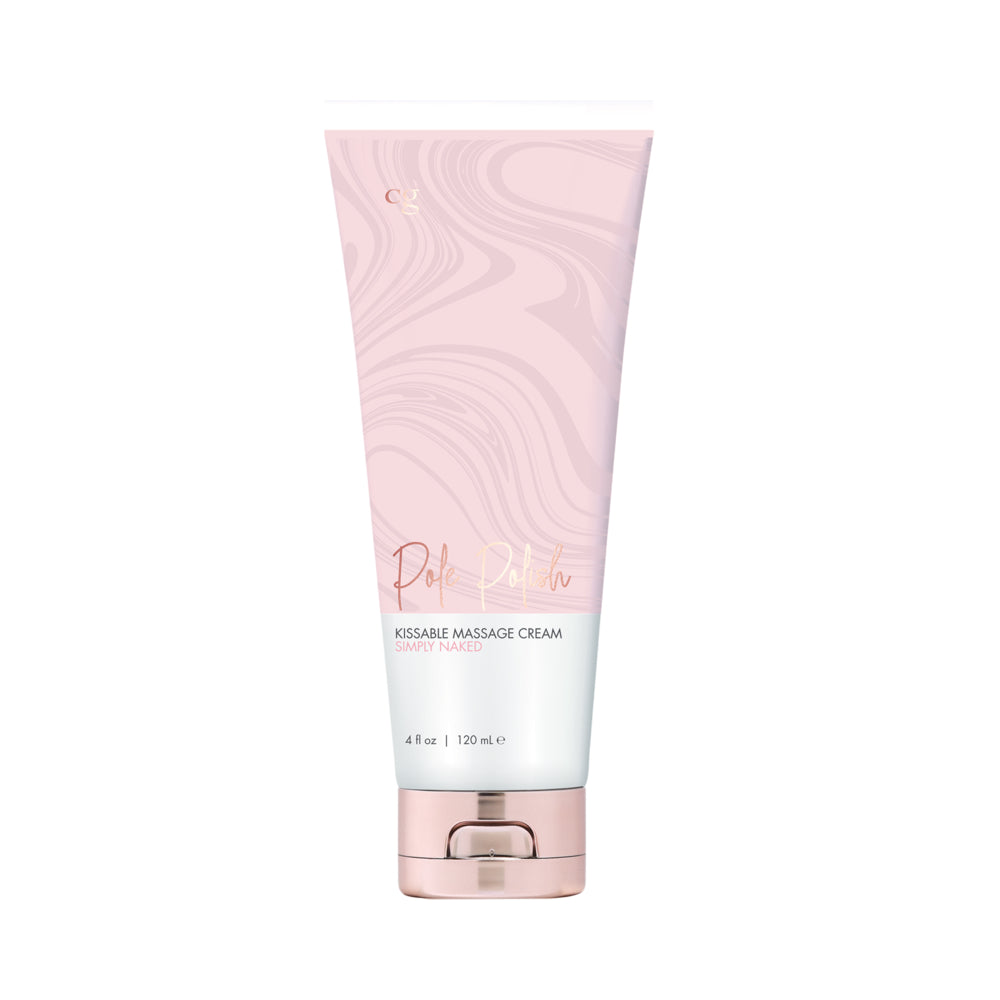 Pole Polish Kissable Massage Cream-Simply Naked 4oz