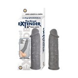 The Great Extender 6 inches Penis Sleeve Gray