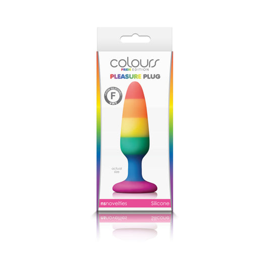 Colours Pride Edition Pleasure Plug Small - Rainbow