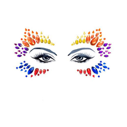 Neva Nude Crystal Pasty Pride Tribe Face