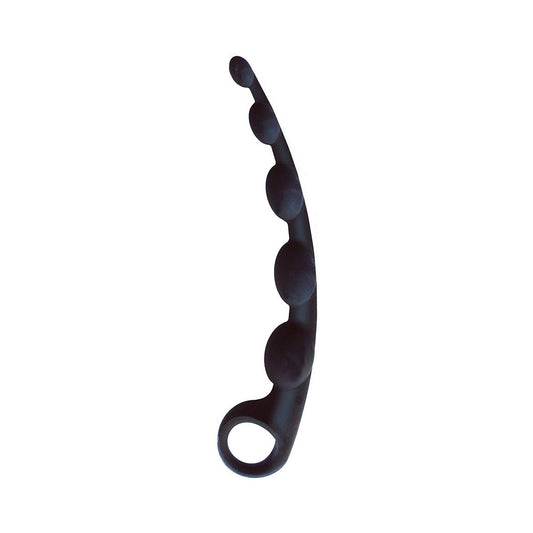 The 9's Ss-curves Curved Silicone Anal Beads