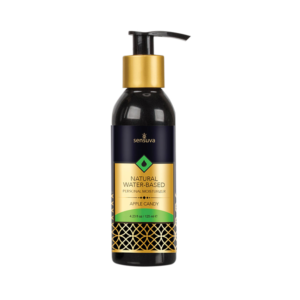 Sensuva Natural Water-based Personal Moisturizer - Apple Candy 4 Fl. Oz. Bottle