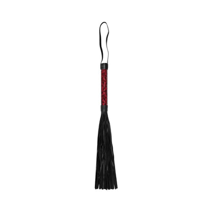 Diamond Pattern Luxury Whip - Burgundy