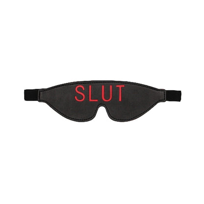Ouch! Blindfold - Slut - Black