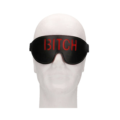 Ouch! Blindfold - Bitch - Black