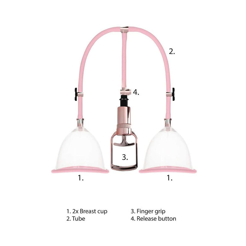 Pumped - Breast Pump Set Medium - Rose