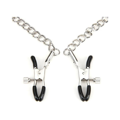 Lux Fetish Breathable Gag With Nipple Clamp